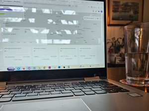 Technical SEO consultant workspace at Nox Graphics in Grants Pass Oregon